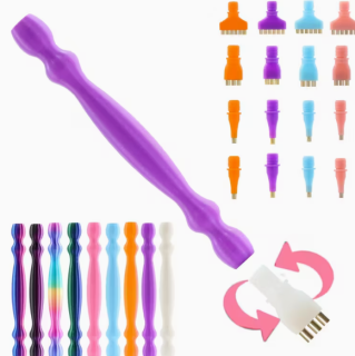 Preview: Diamond Painting 7-teiliges Vakuum-Diamant-Stift-Ersatzset